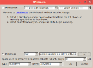 Cara Install UNetbootin Dan Membuat USB Installer Di GNU/Linux