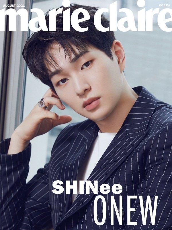 اطلالات مثيرة و ساحرة لأعضاء فرقة SHINee على غلاف مجلة Marie Claire اصدار اغسطس