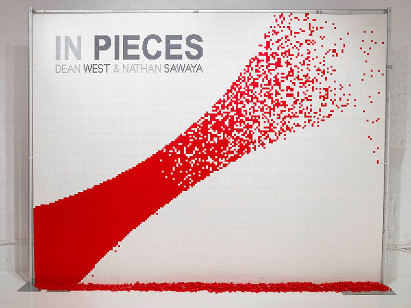 In pieces dean west & Nathan Sawaya