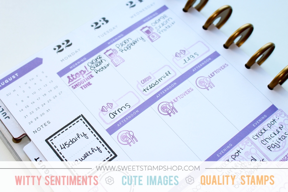 health and fitness planner