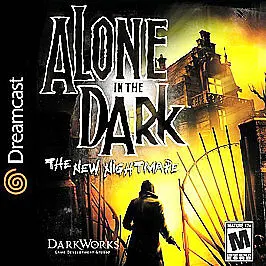 Alone In The Dark: The New Nightmare Sega Dreamcast horror game cover art