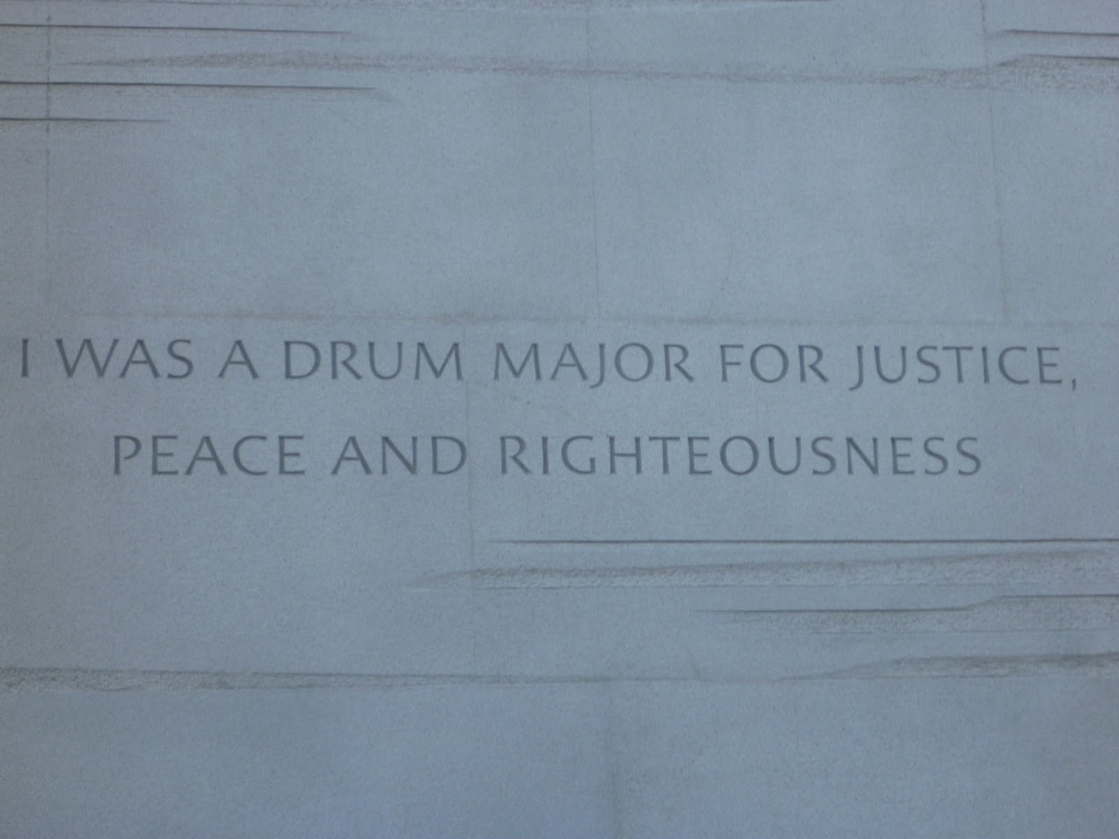 OTHERWISE M.L. King a drum major for justice, peace, and righteousness