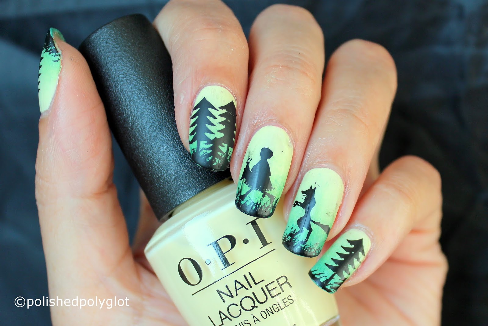 Nail Art │ Silhouette Scene Nail Design [26 Great Nail Art ideas