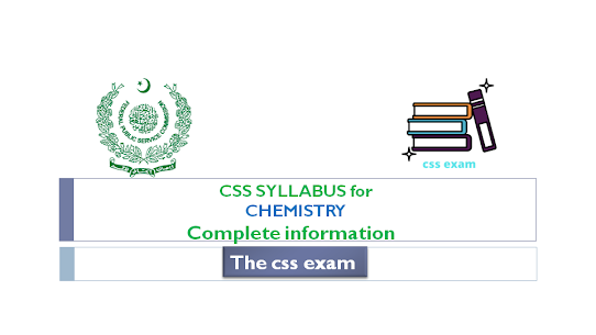 CSS SYLLABUS CHEMISTRY