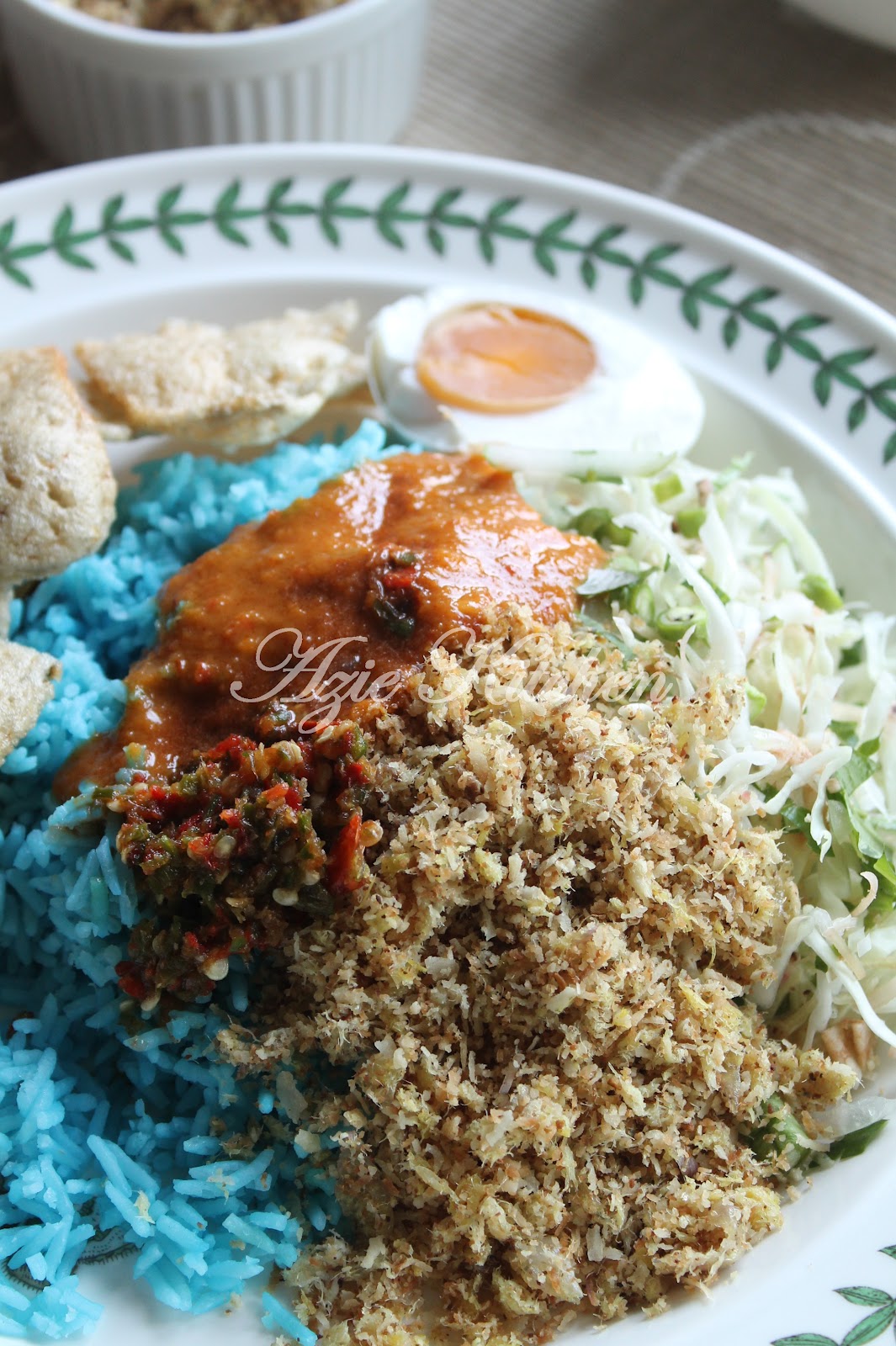 Resepi nasi kerabu che nom