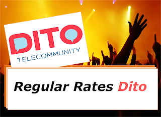 Dito Regular Rates Dito Regular Rates