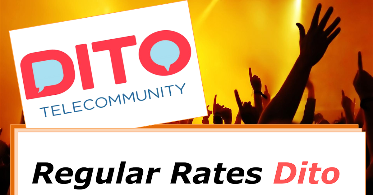 What are Dito's Regular Rates? Dito Promos, Combo Tips