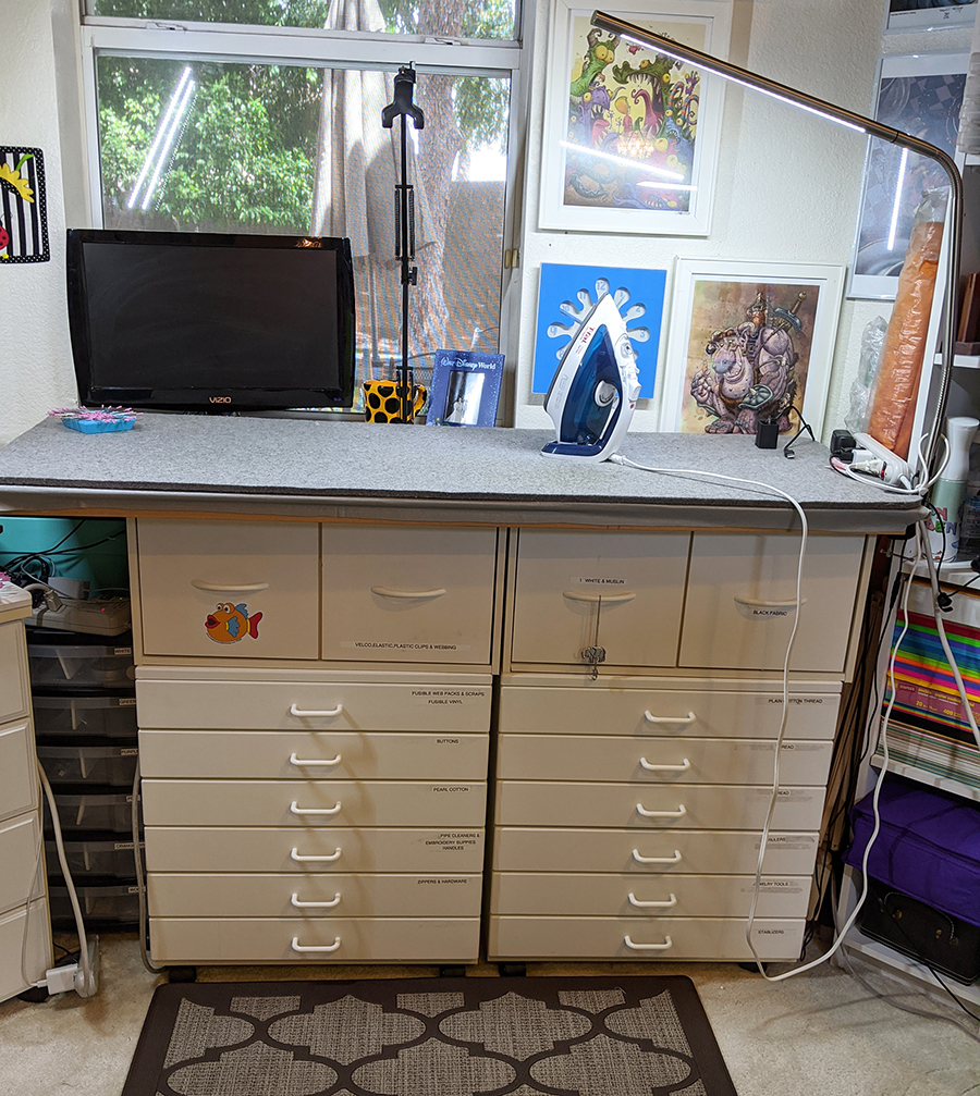 The Whimsical Studio Ironing Station for QuiltingIroning