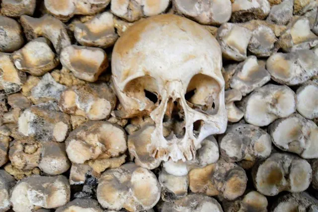 Things to do in Portugal in December: Visit the Chapel of the Bones in Faro