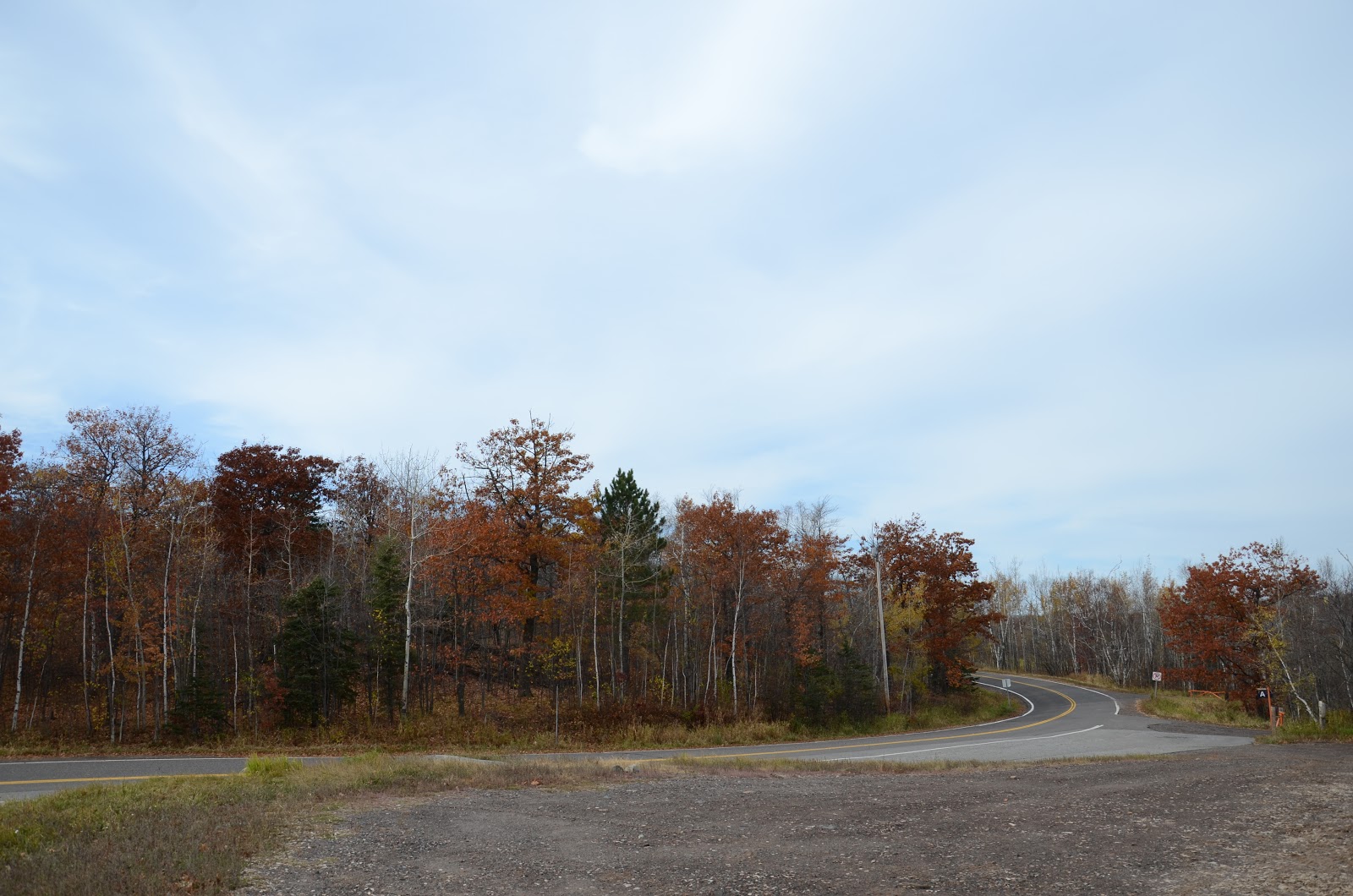 Life Lane Fall Colors in Duluth, Minnesota Scenic Skyline Parkway Drive