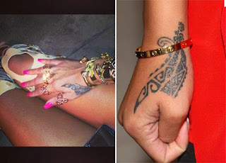 As 19 tatuagens da Rihanna e seus significados - Tribal