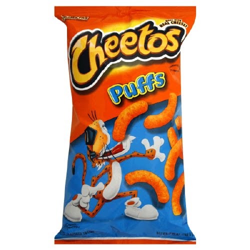 NAFTA Cheetos Puffs are all slightly different. (Puffs from Canada