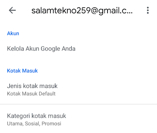 kelola akun google