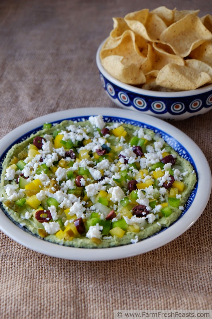 Farm Fresh Feasts Spicy Lima Bean Dip with Avocado