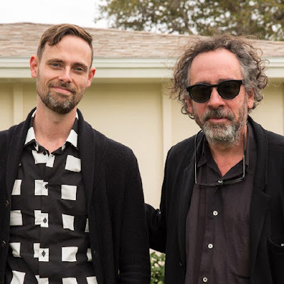 Miss Peregrine's Home for Peculiar Children director Tim Burton and author Ransom Riggs