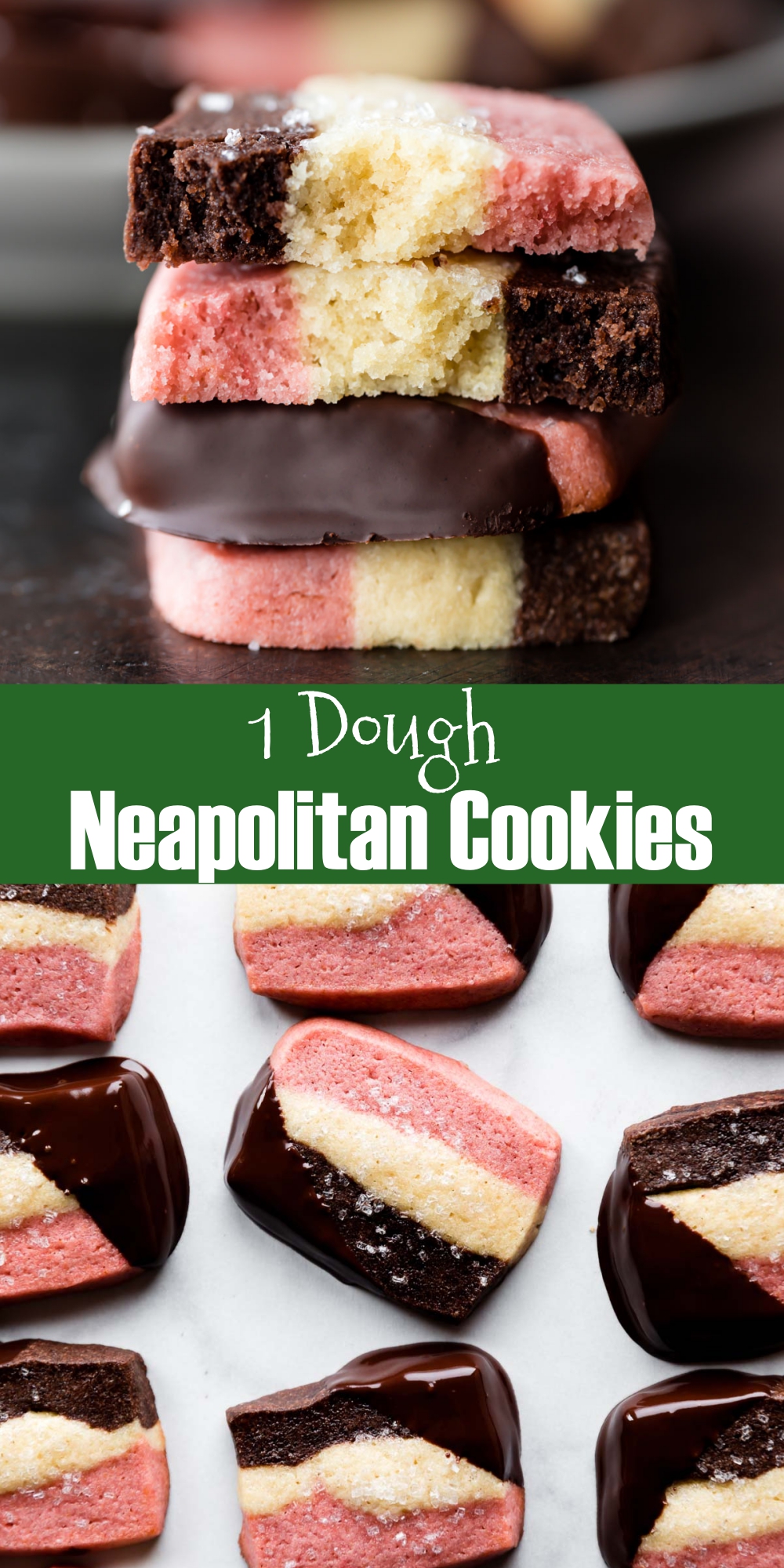 1 Dough Neapolitan Cookies Recipe Girls Dishes