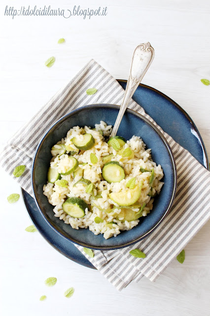 Riso con zucchine alla menta