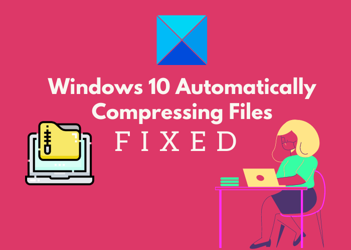 Исправить автоматическое сжатие файлов в Windows 10