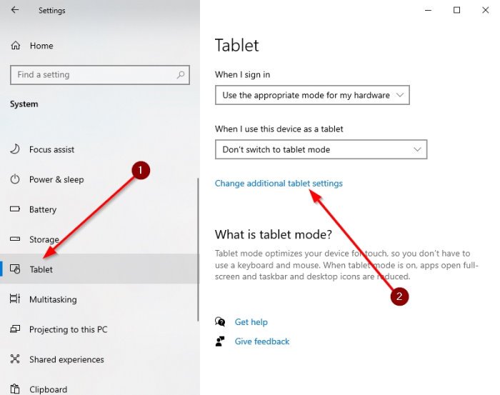 Cómo habilitar o deshabilitar el modo tableta en Windows 10