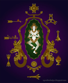 Acintya Indonesian Hinduism Religious Symbol Of God That Is Inconceivable Or Unimaginable With Purple Background Design