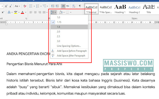 3 Cara Merapikan Tulisan Di Word Dengan Mudah Dalam 5