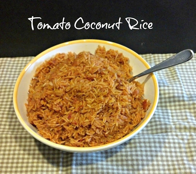 Tomato & Coconut Rice  I Crazy Ingredient Challenge