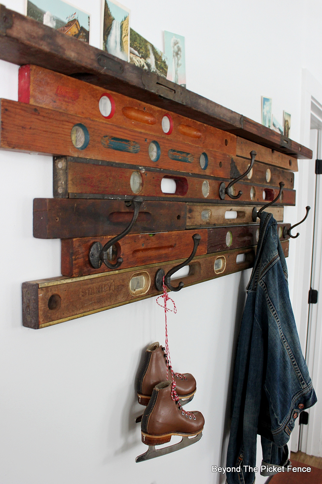 wood shelf with hooks wood shelf with hooks