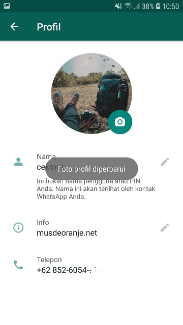 Cara Mengganti Foto Profil Whatsapp Di Hp Android Musdeoranje Net