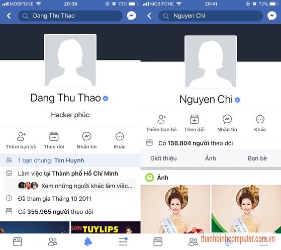 Facebook Đặng Thu Thảo, Khả Ngân, Nam Thư… bị hack