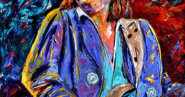 Daily Painters Abstract Gallery Stevie Ray Vaughan Painting