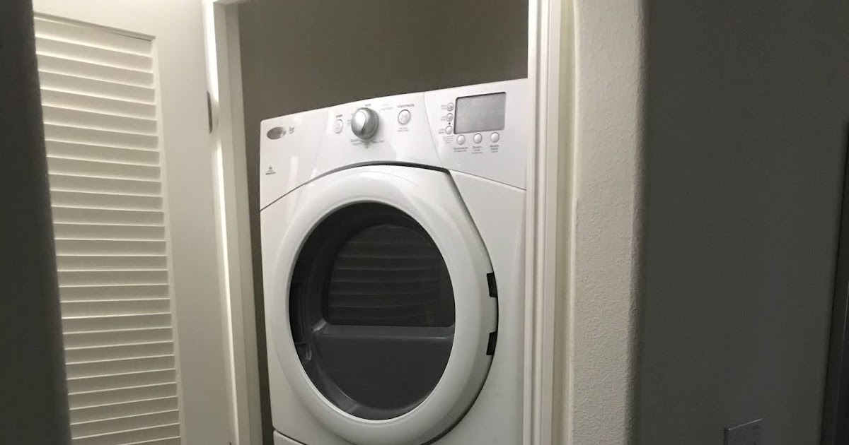 Well, the washer broke.