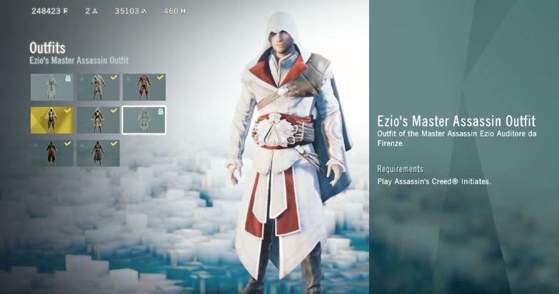 DTG Reviews: AC Origins: Legendary Outfits Ezio, Altair and Isu Armor