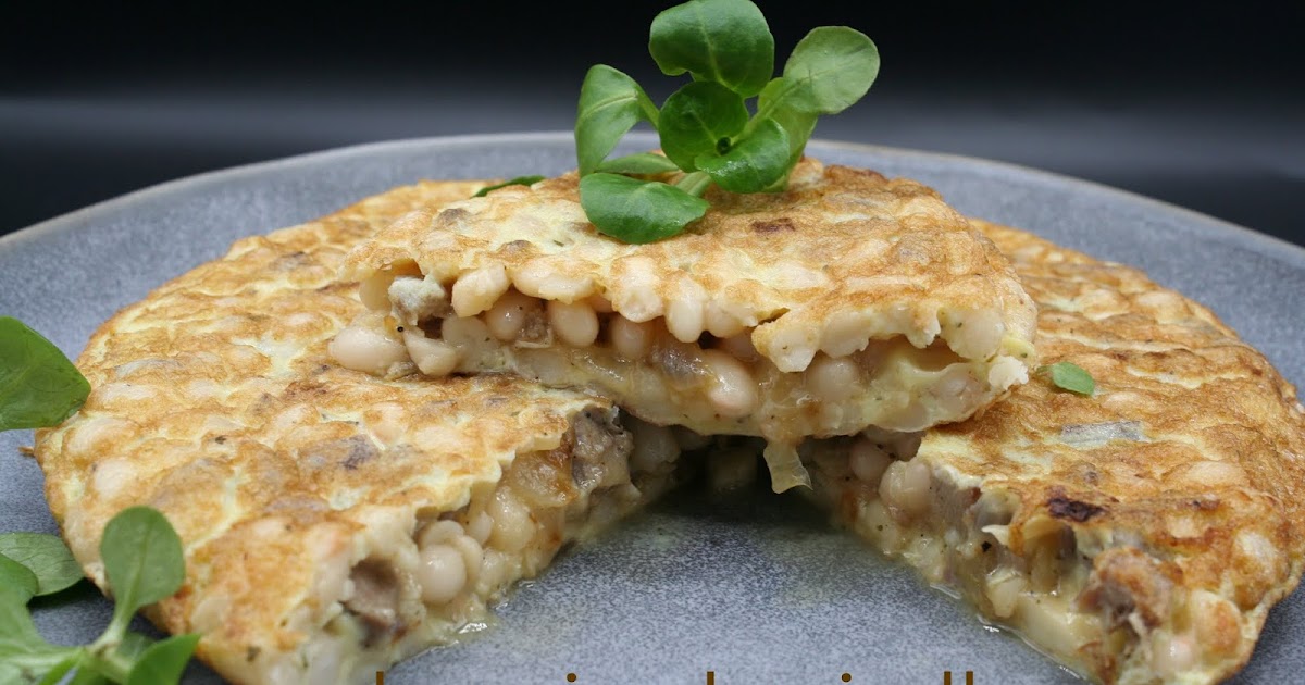 Tortilla de Butifarra Blanca y Judías La Cocina de Mj Salla