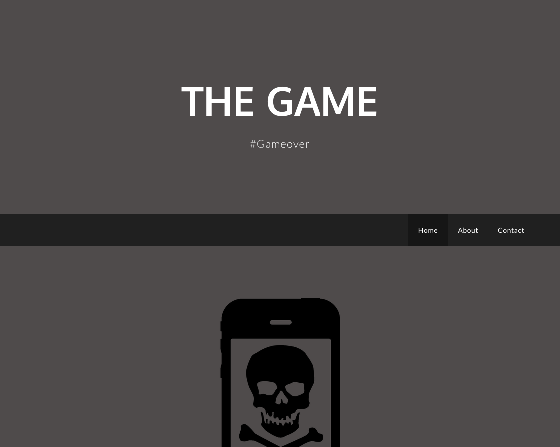 The game website