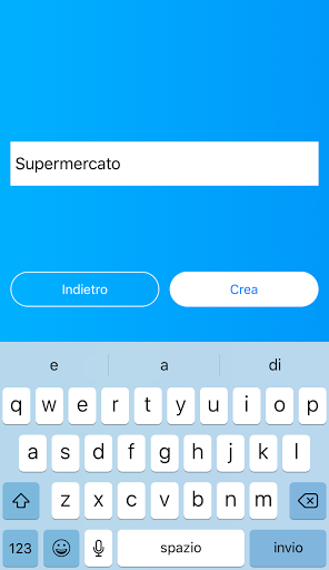 Listonic Crea Nuova Lista