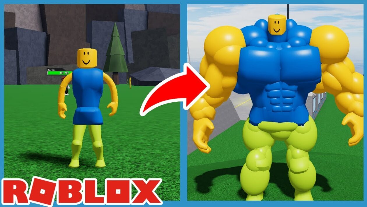 AVATAR TRICK] How to make a BUFF NOOB AVATAR for FREE! (ROBLOX