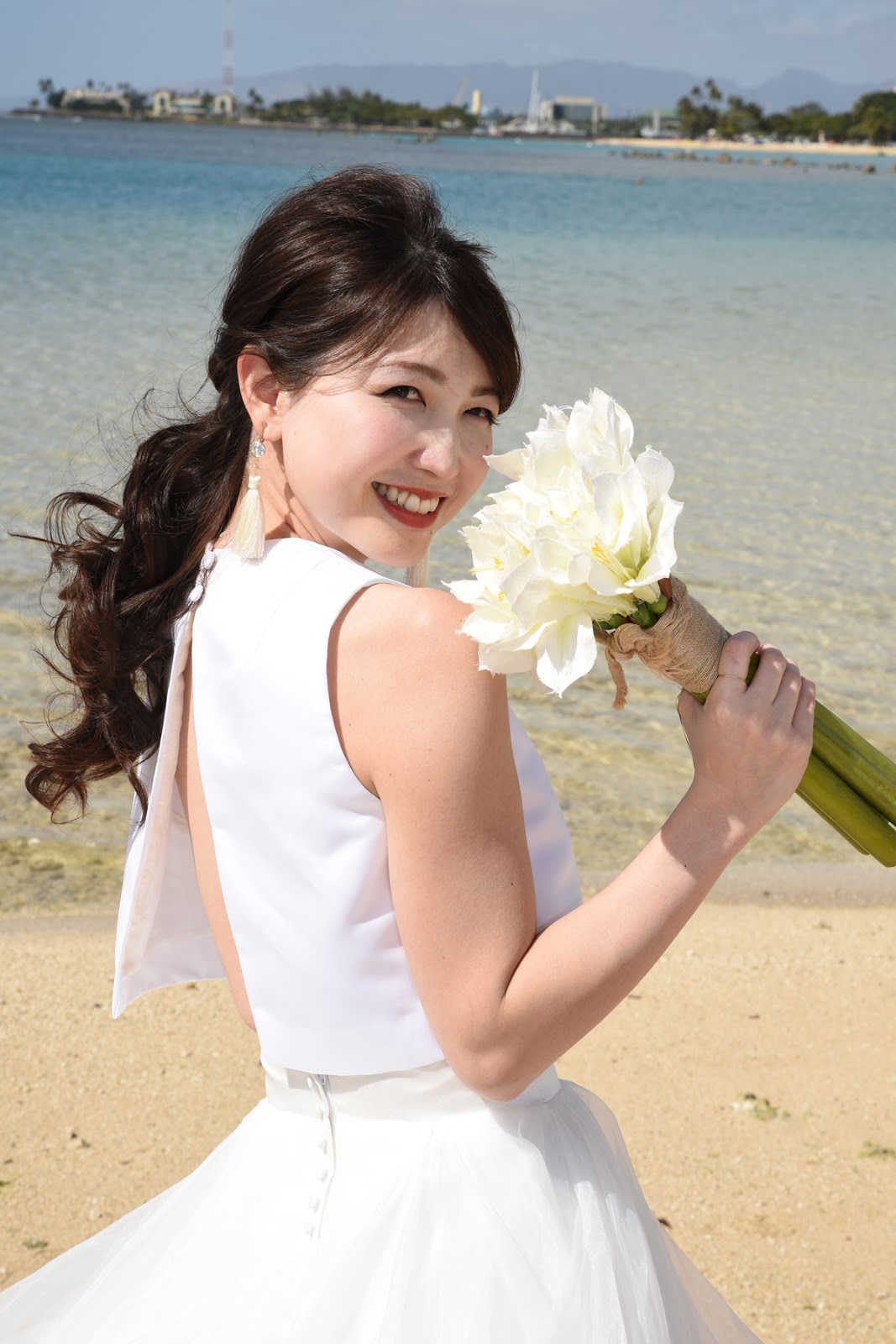 Hawaii Wedding Flowers Silk Flower Lilies