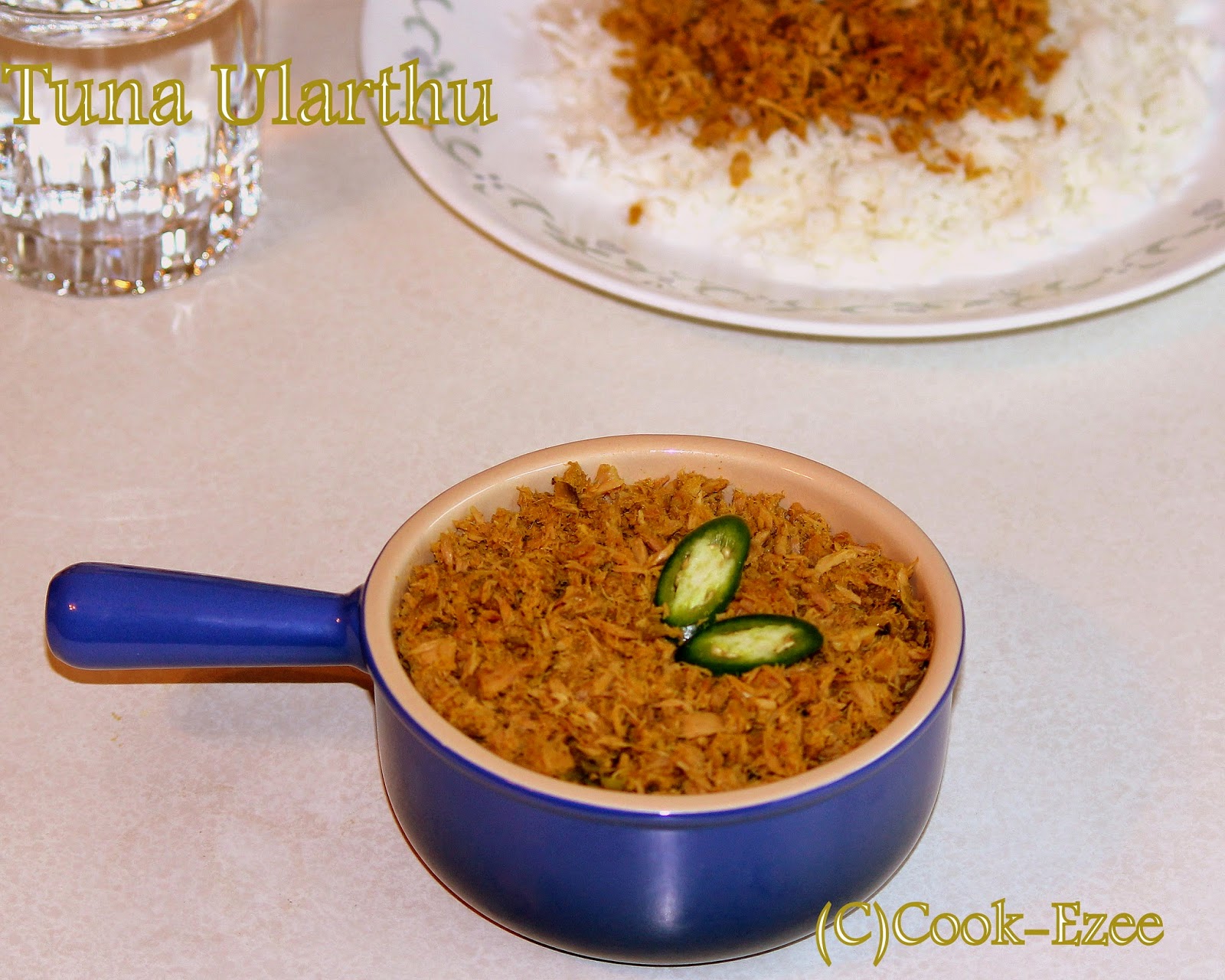 COOKEZEE Kerala Style Tuna Ularthu Canned Tuna Stir Fry