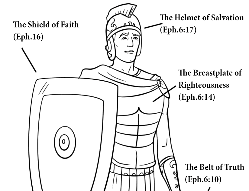 Armour Of God Coloring Page Coloring - Armour Of God Coloring Page Free Printable Coloring Pages 