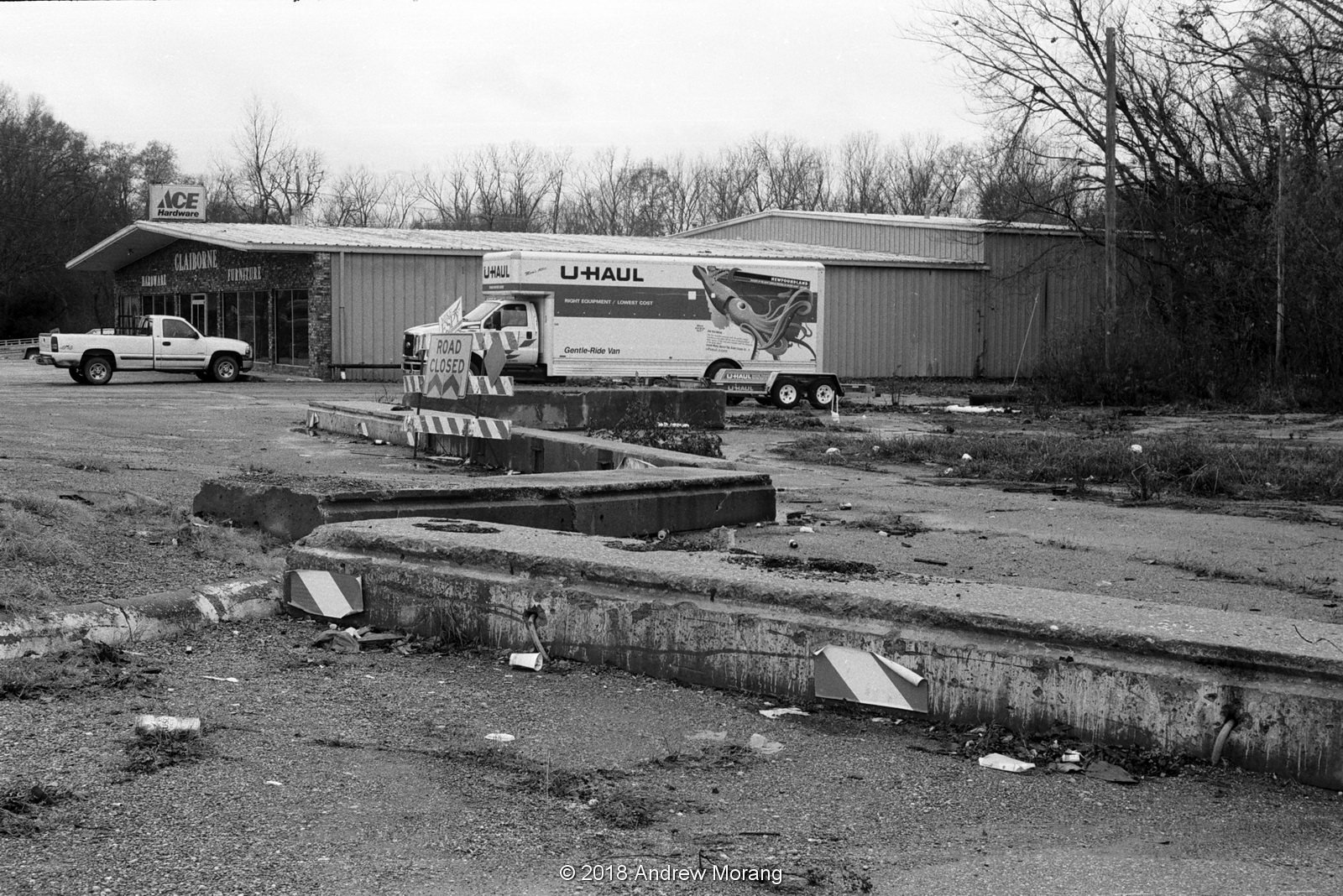 Urban Decay Further Decay and Loss Port Gibson, Mississippi (B&W film)