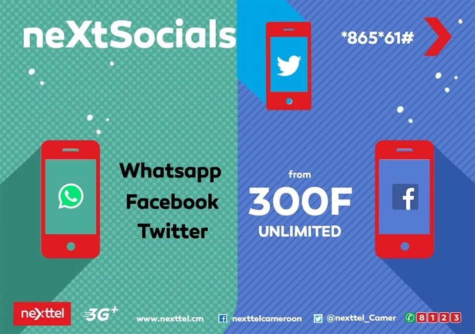 Nexttel Cameroon NeXtSocials Bundle Adds Unlimited Twitter