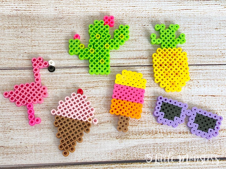 5 Little Monsters: Summer Perler Bead Patterns