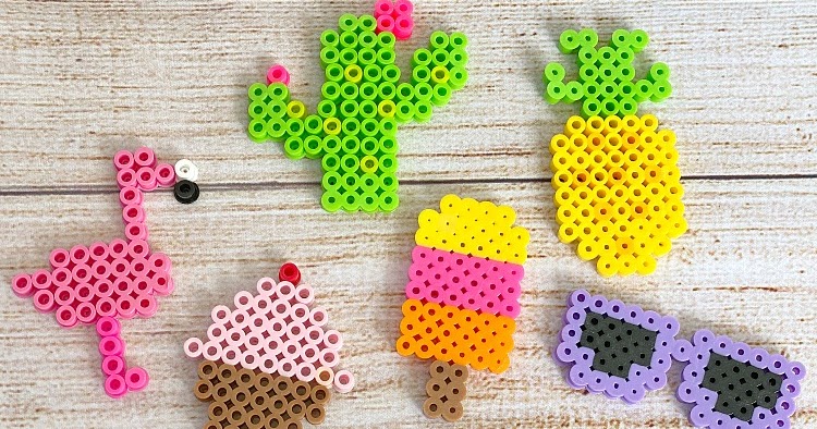 5 Little Monsters: Summer Perler Bead Patterns