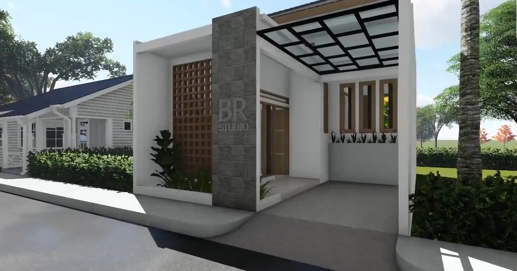 Desain dan Denah Rumah Minimalis  6 x 10 M Tampil Lebih Simple Cocok Area Perkotaan Budget 