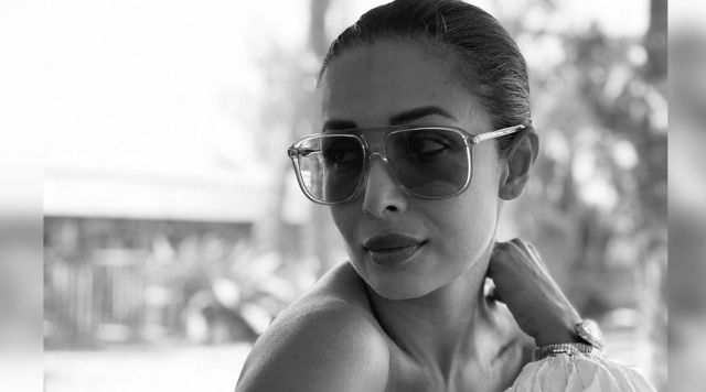 Malaika Arora Pulls Off Another Fashion Glam In Off Shoulder Outfit And Oversized Sunglasses.
