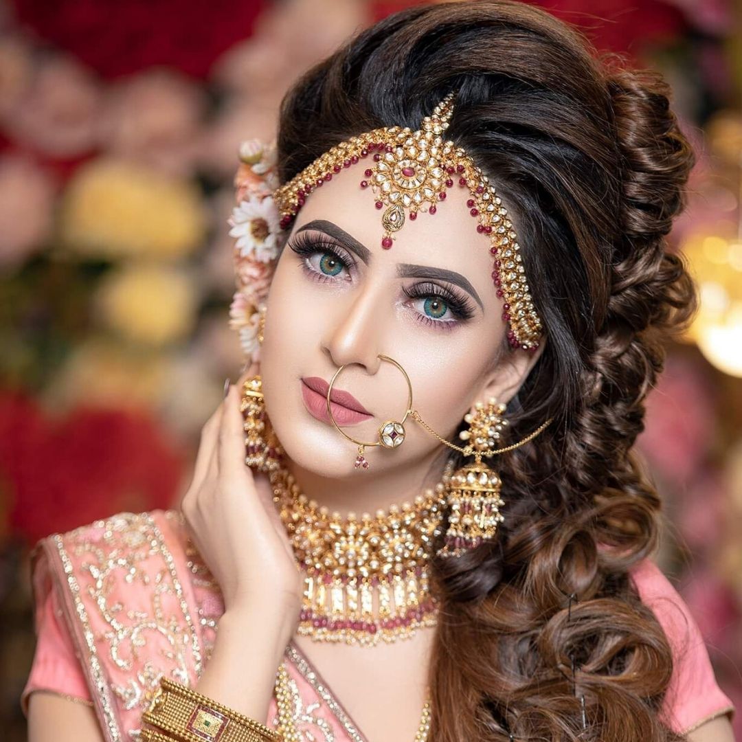 Top 20 Trendy Indian Bridal Makeup Images Makeup Artist in Delhi