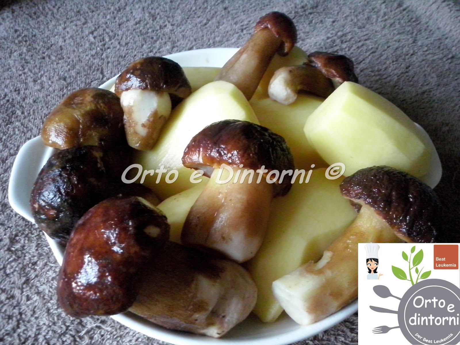 Orto e Dintorni Zuppa di patate e porcini