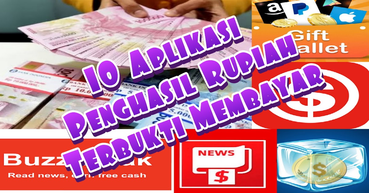 Aplikasi Penghasil Uang Legal / CARA Cepat Dapat Uang dari