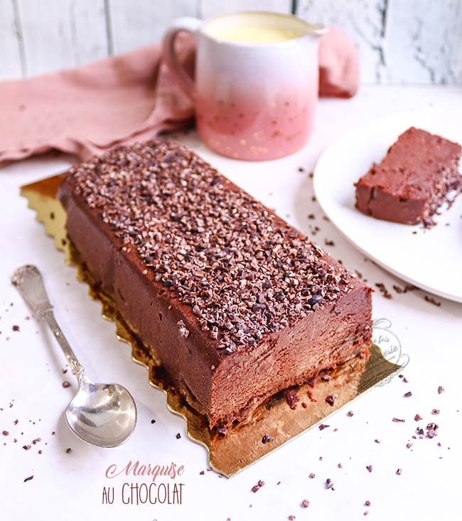 Marquise Au Chocolat Il Etait Une Fois La Patisserie