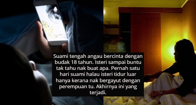 Suami Sanggup Suruh Isteri Tidur Luar Sebab Nak Bergayut Dengan Gadis 18 Tahun Bini Sendiri Sampai Tak Tahu Nak Buat Apa Bagi Suami Sedar Akhir Sekali Ini Yang Jadi Kat Isteri Dia